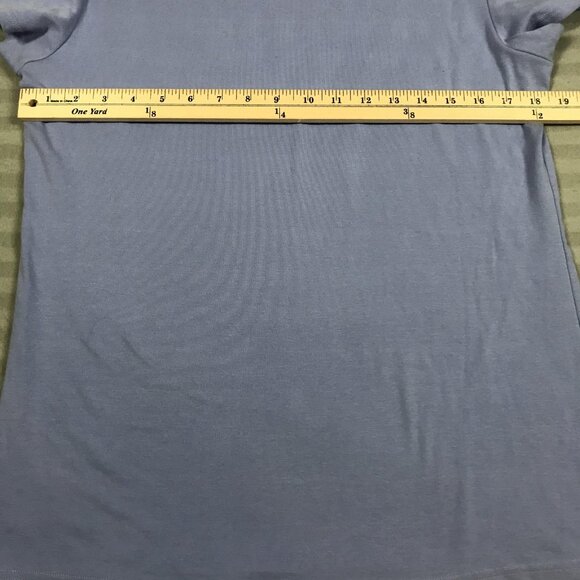 Ellen Tracy Shirt Womens XL Lavender Purple Stretch Crewneck Short Sleeve Knit - Picture 3 of 6
